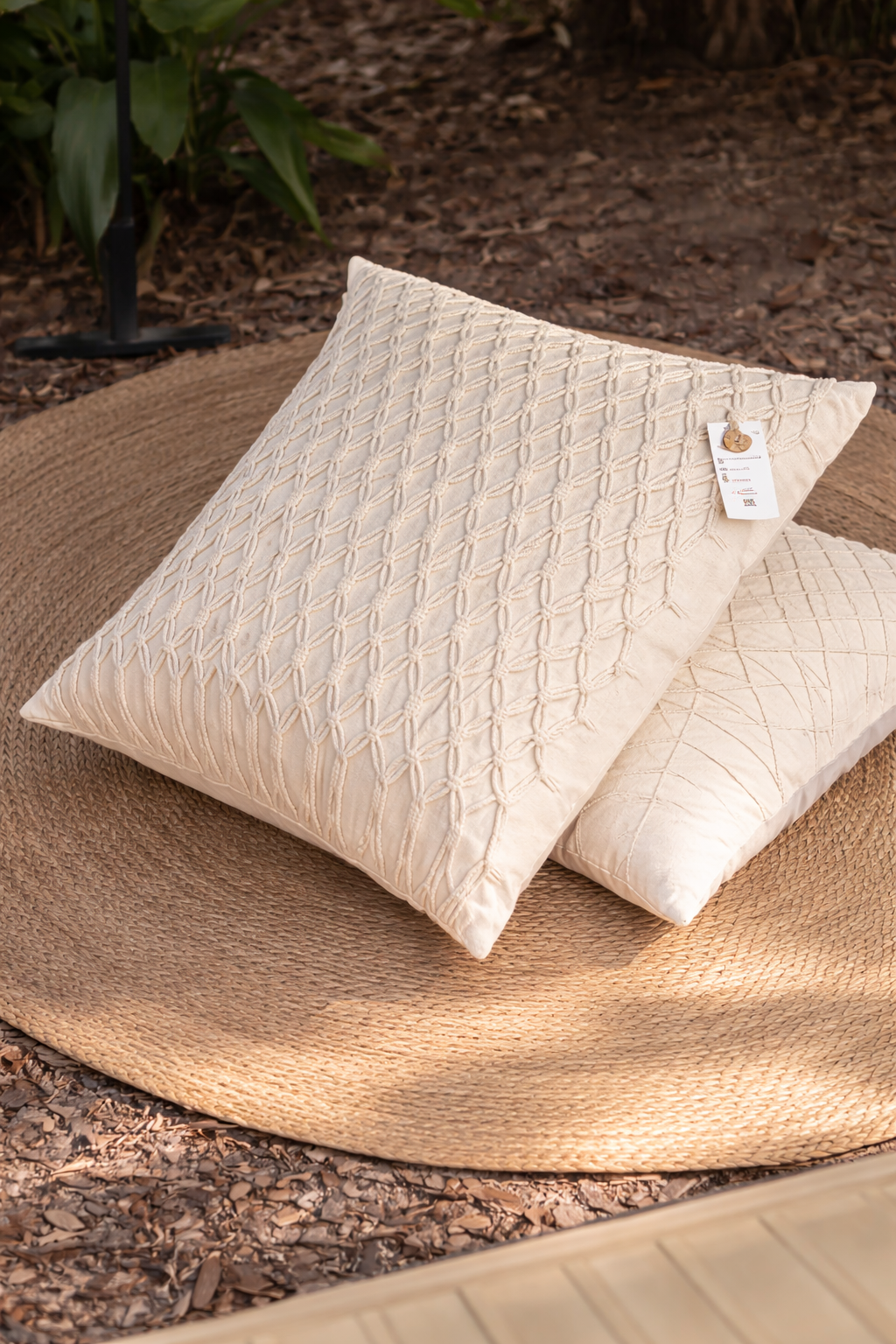 Macramé Floor Pillow